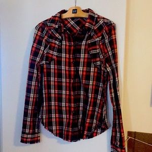 William Rast Size Large Plaid Button Up